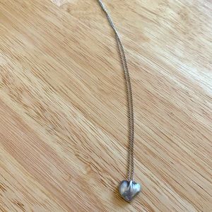 Tiffany and Co sterling silver heart necklace